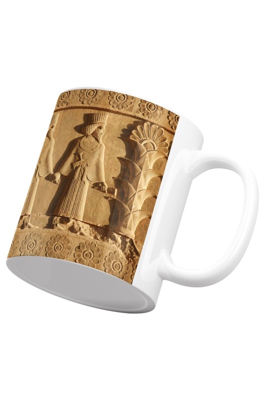 ماگ سرامیکی سرباز هخامنش تخت جمشید