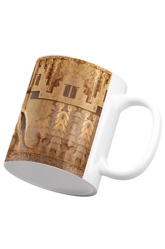 ماگ سرامیکی شیر و گاو تخت جمشید