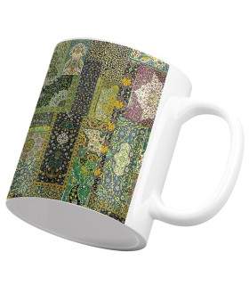 ماگ سرامیکی فرش چهل تیکه یشمی