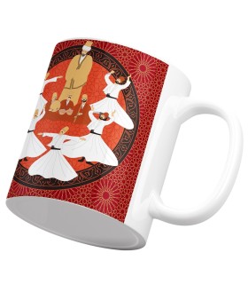 ماگ سرامیکی بزم و رقص صوفیان