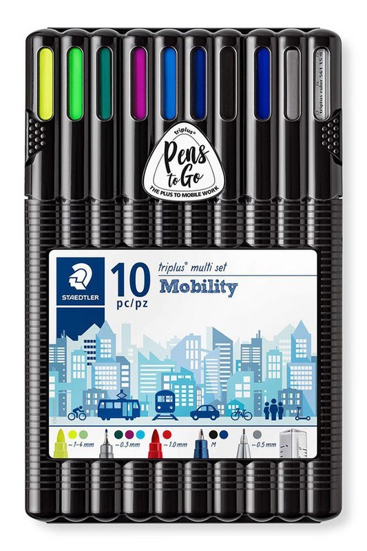 تریپلاس مولتی ست staedtler mobility ۱۰ pc