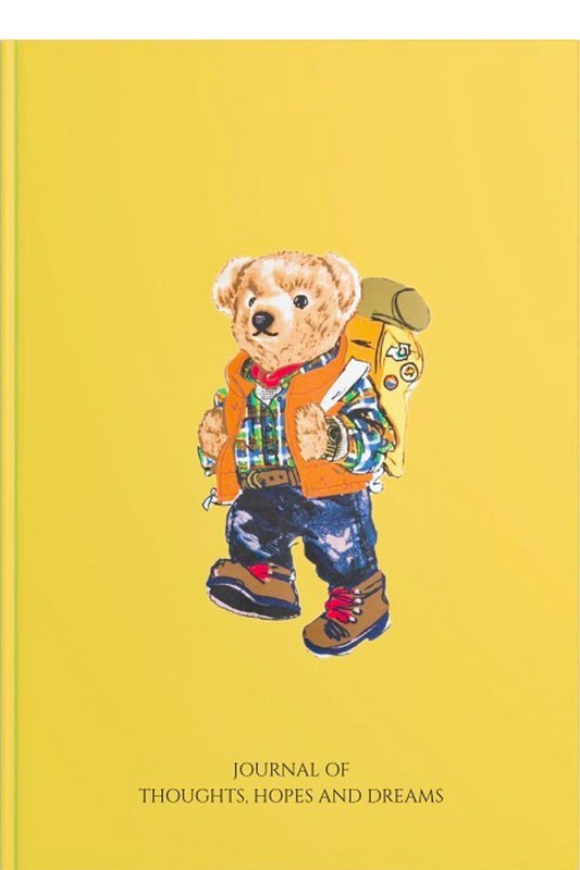 دفتر سایز a۵ تدی زرد