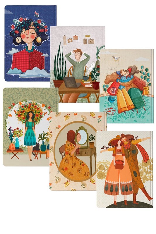 دفترچه یادداشت ۱۲۰ برگ جیبی ۱/۸ جلد سخت مستر نوت ۵۸۸