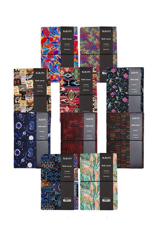 سررسید جیبی طرح دار روز شمار denzo ۱۴۰۳ سم s.a.m