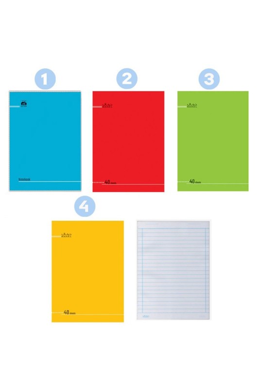 دفتر مشق ۴۰ برگ با جلد ۱۴۰۲