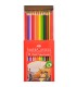 مداد رنگی 12 رنگ مقوایی کلاسیک فابرکاستل