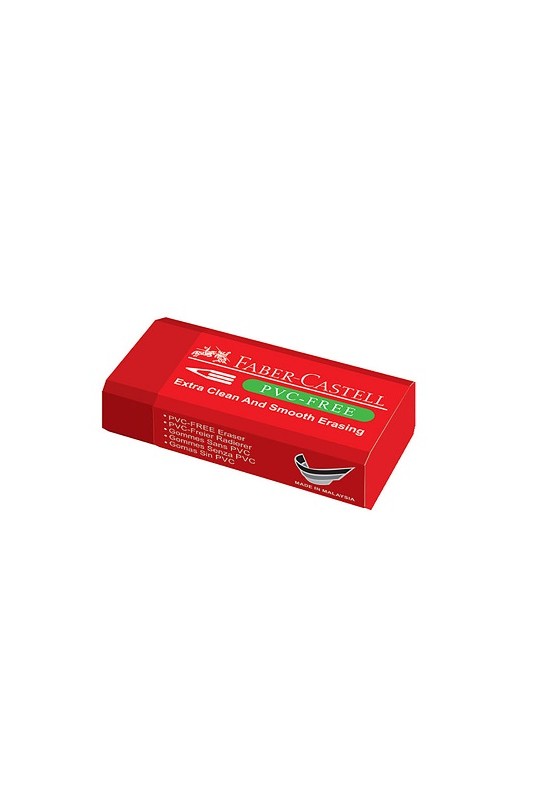 پاک کن قرمز بزرگ PVC Free فابرکاستل