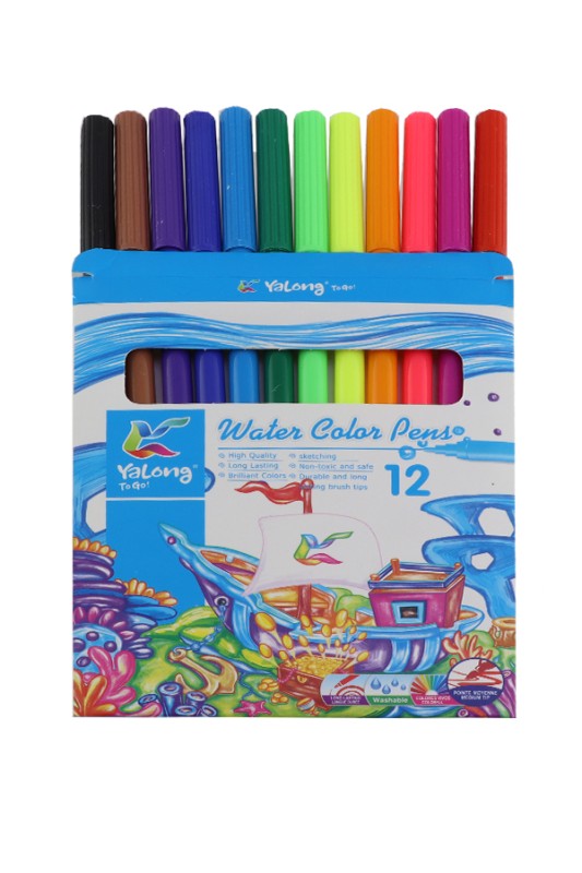 ماژیک نقاشی 12 رنگ یالونگ