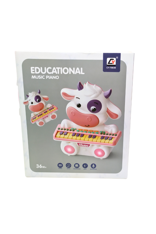 پیانو موزیکال طرح گاو