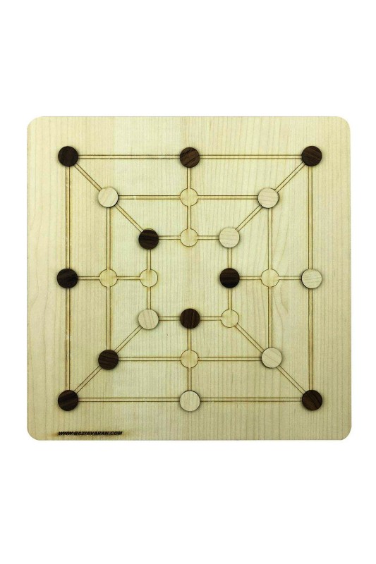 2 بازی دوز و xo چوبی