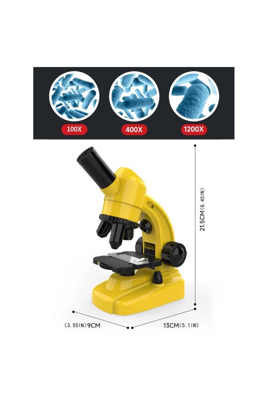 میکروسکوپ1200 سه لنز