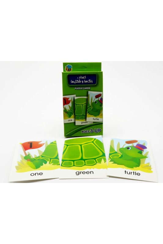 فلش کارت اعداد ، رنگ ها ، شکل ها