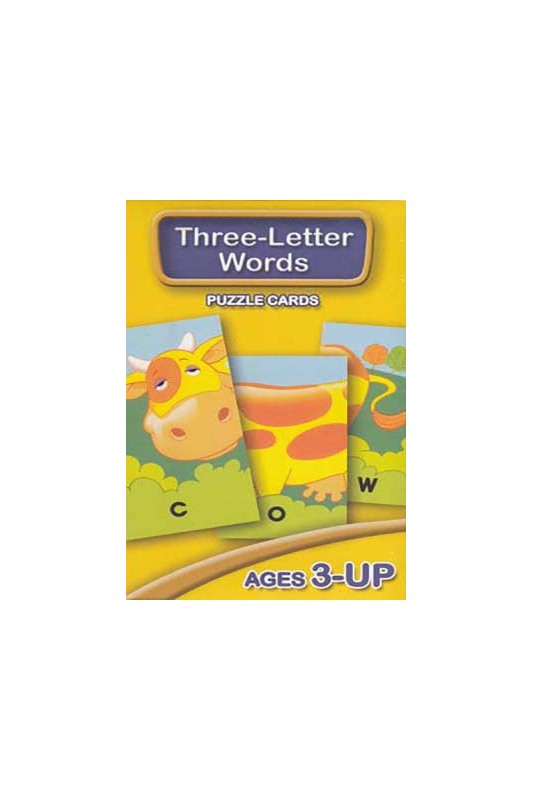 فلش کارت انگلیسی کلمات سه حرفی