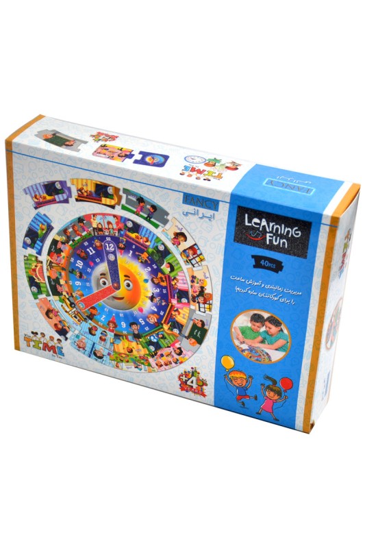 بازی ساعت آموزشی فومی