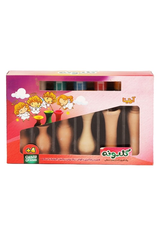 اسباب بازی گلدانه ( رنگ آمیزی گلدان های سفالی )