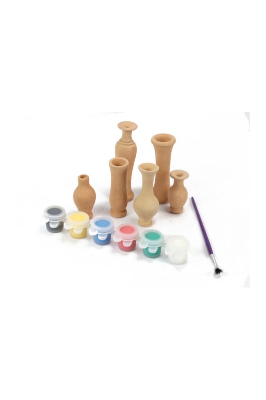 اسباب بازی گلدانه ( رنگ آمیزی گلدان های سفالی )