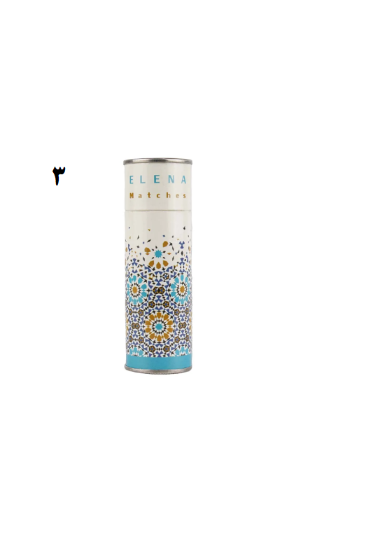 کبریت فانتزی رنگی استوانه