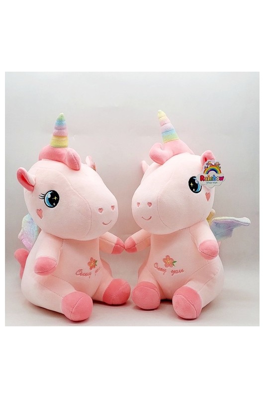 عروسک یونیکورن  نشسته نانو 40سانتی