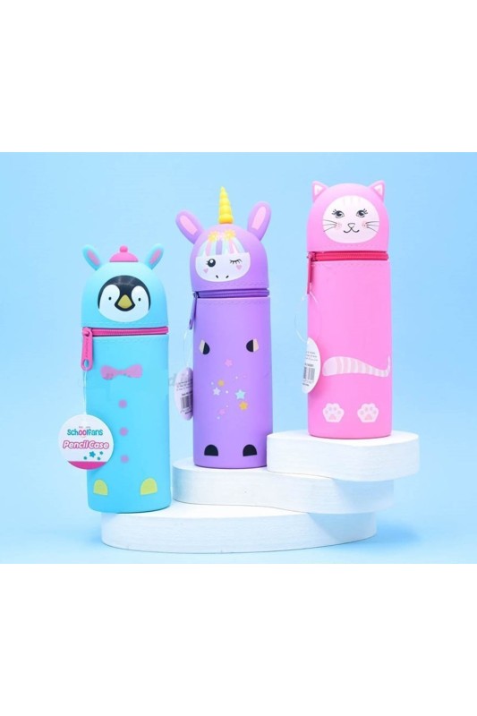 جامدادی سیلیکونی استوانه Schoolfans