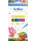 مداد رنگی 12 رنگ آرت لاین