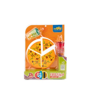 ست اسباب بازی فست فود پیتزا