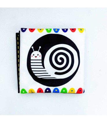 کتاب پارچه ای سیاه و سفید نوزاد