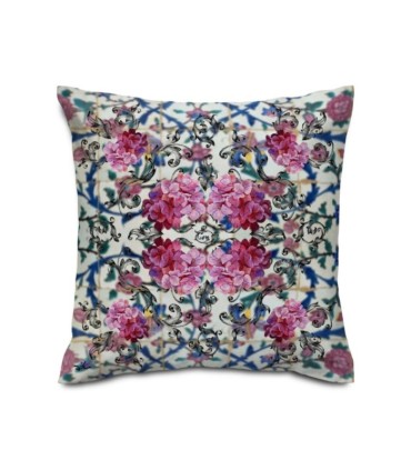 کوسن مخمل گل کاغذی