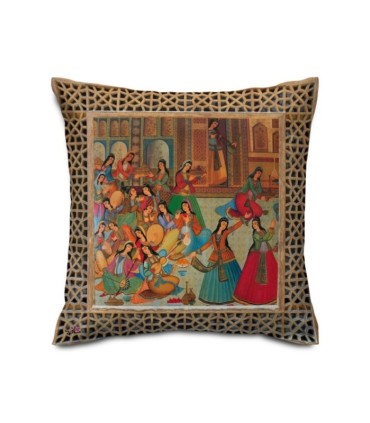 کوسن مخمل بزم ایرانی