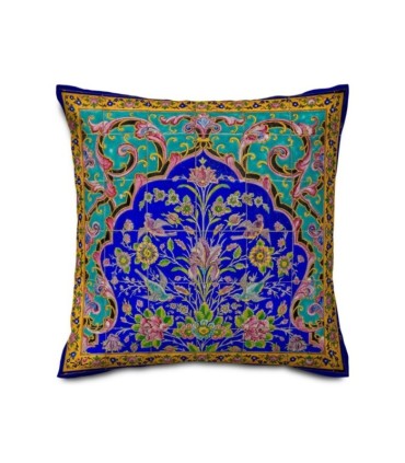 کوسن مخمل گل افشان