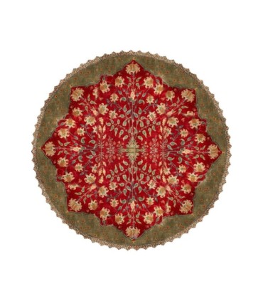 رومیزی مخمل گرد دلنواز