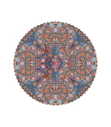 رومیزی مخمل گرد بهار