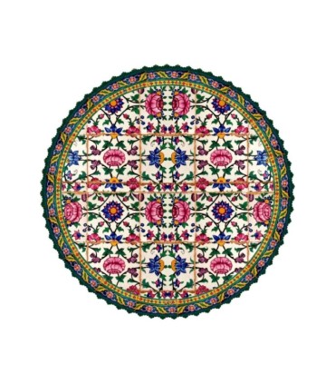 رومیزی مخمل گرد لوتوس