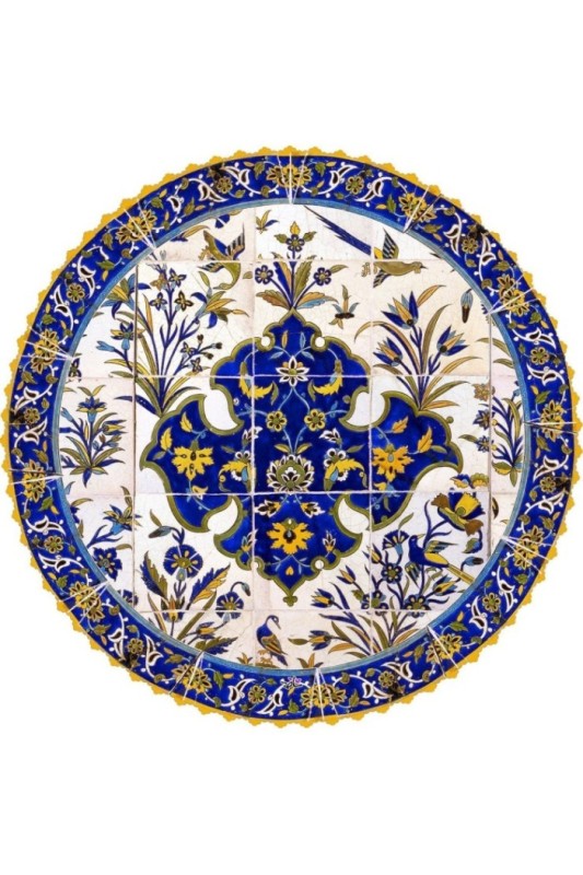 رومیزی مخمل گرد پرستو