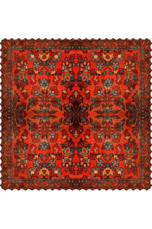 رومیزی مخمل مربع گلیم