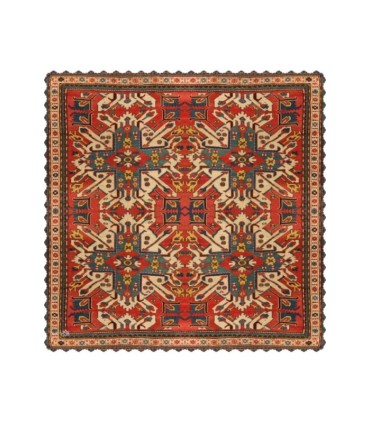 رومیزی مخمل مربع فرش ترنج