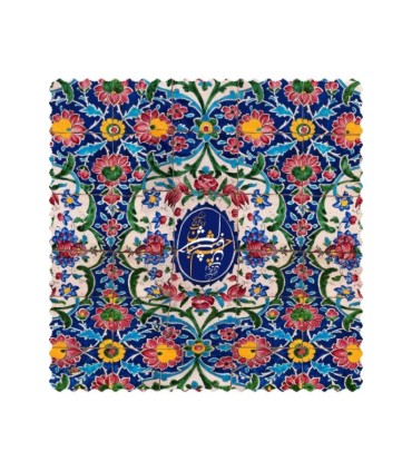 رومیزی مخمل مربع ترنج