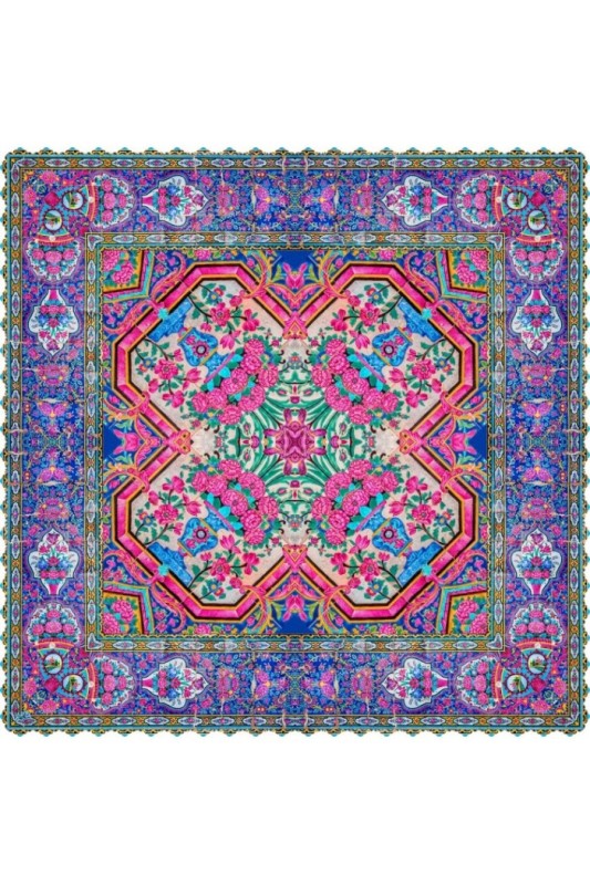 رومیزی مخمل مربع نصیرالملک