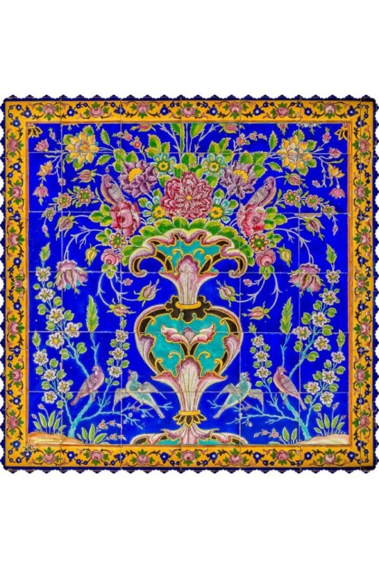 رومیزی مخمل گل افشان