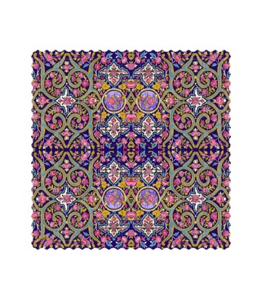 رومیزی مخمل مربع ارغوان