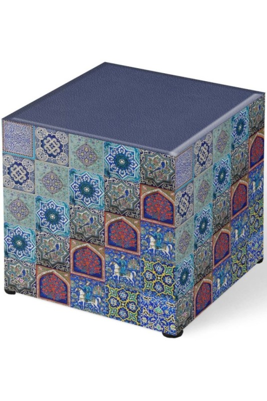 پاف مخمل کاشی مرکب