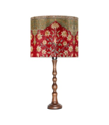 آباژور پایه کوتاه چوبی دلنواز