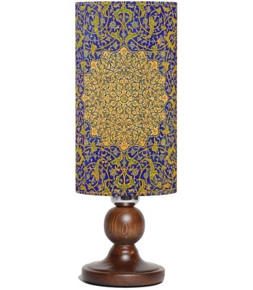 آباژور لیوانی زرین پایه چوبی