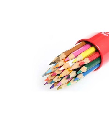 مداد رنگی 12 رنگ استوانه  کلاسیک فابرکاستل