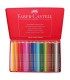 مداد رنگی 36 رنگ فلزی تخت کلاسیک فابرکاستل