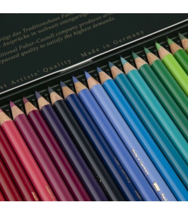 مداد رنگی 36 رنگ جعبه فلزی فابرکاستل