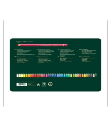 مداد رنگی 36 رنگ جعبه فلزی فابرکاستل